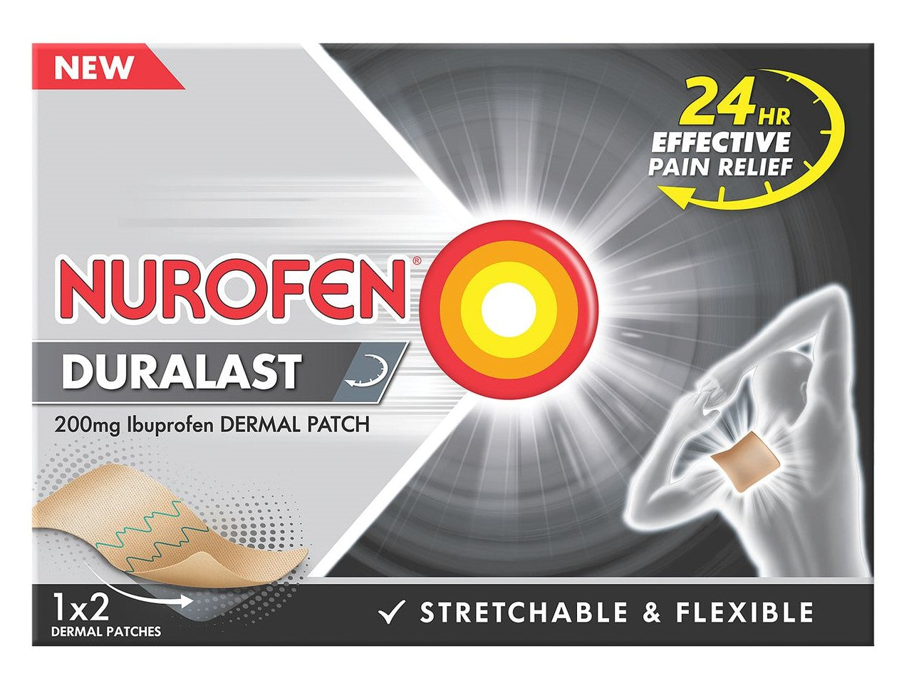 Nurofen Duralast 200mg Ibuprofen Dermal Patches 2