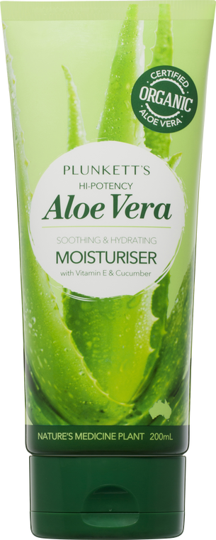 Plunkett's Hi-Potency Pure Aloe Vera Moisturiser 200ml