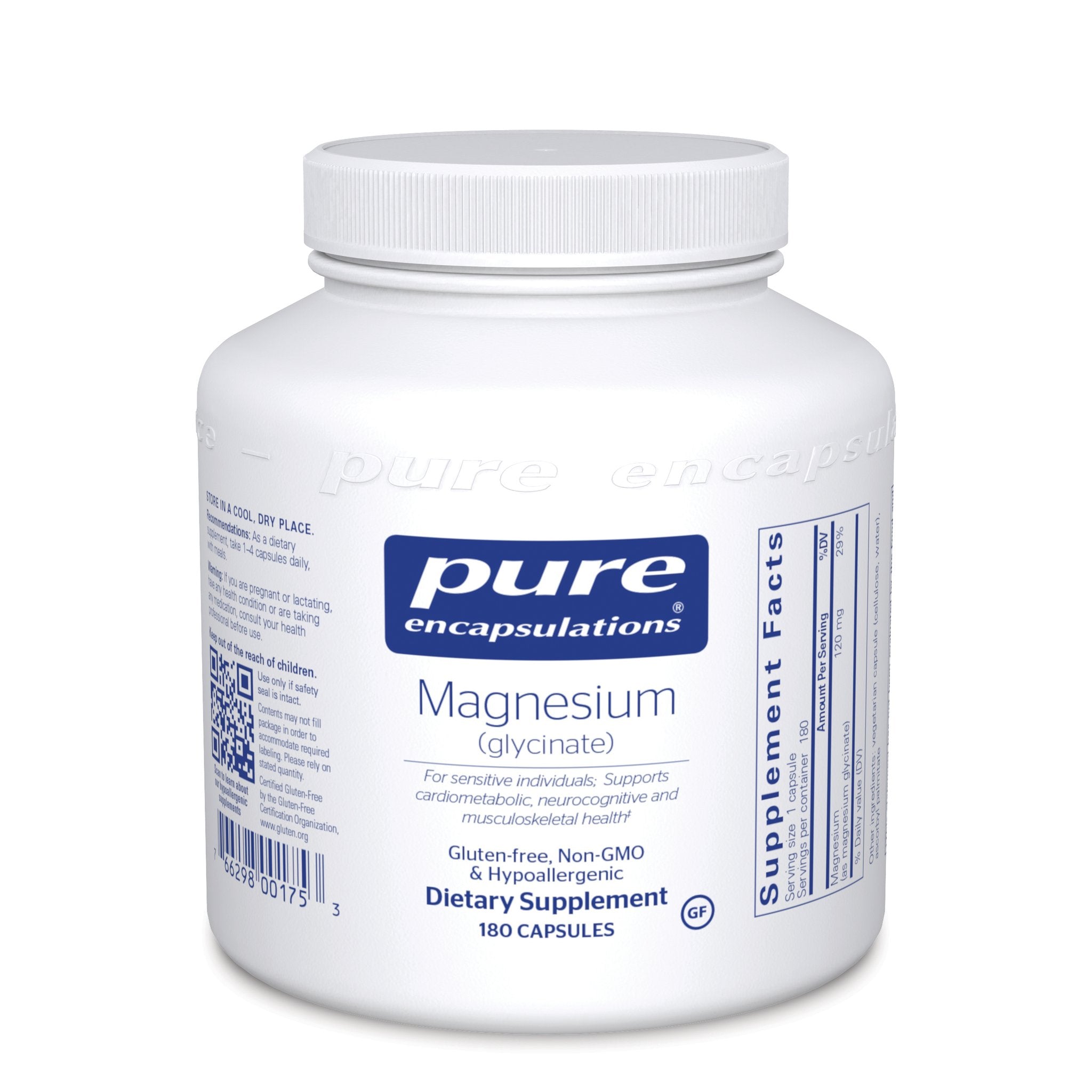 Pure Encapsulations Magnesium Glycinate Capsules 180