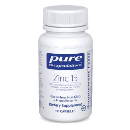 Pure Encapsulations Zinc 15 Capsules 60