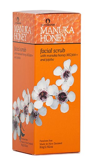 Puresource Marvellous Manuka Facial Scrub with Active Manuka Honey MGO300+ 80g