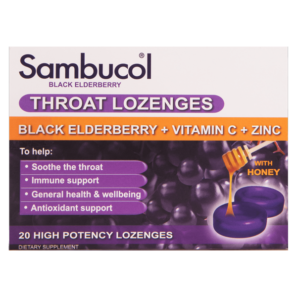 Sambucol Elderberry Throat Lozenges 20
