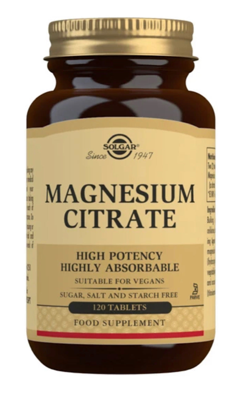 Solgar Magnesium Citrate Tablets 120