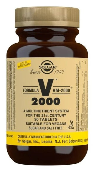 Solgar Formula VM 2000 Multi Nutrient Tablets 30
