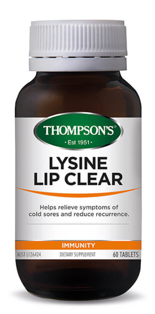 Thompson's Lysine Lip Clear Tablets 60