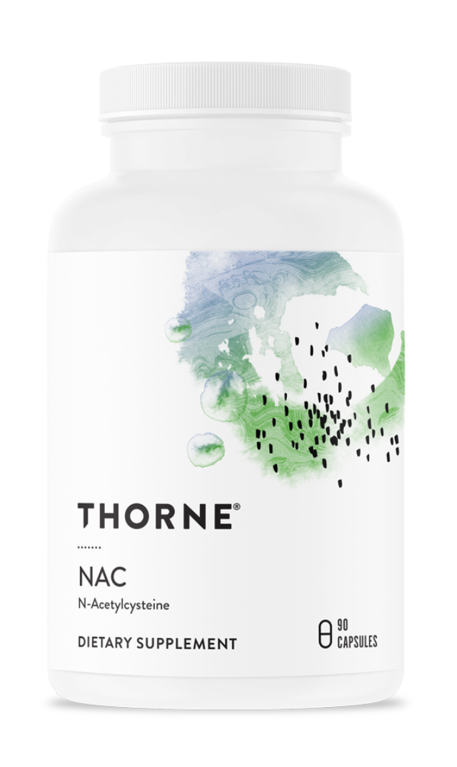 Thorne NAC N-Acetylcysteine 500mg Capsules 90
