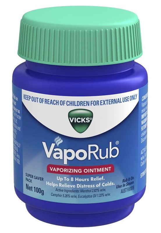 Vicks VapoRub Vaporizing Ointment 100g