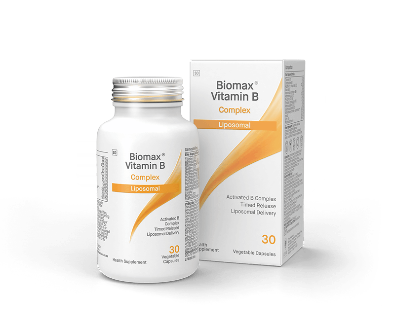 Biomax Activated Vitamin B Complex Liposomal Capsules 30