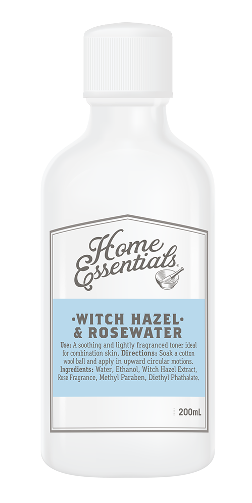 Home Essentials Witch Hazel & Rosewater 200ml