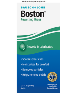 Boston Rewetting Drops for Rigid Gas Permeable Contact Lenses 10ml