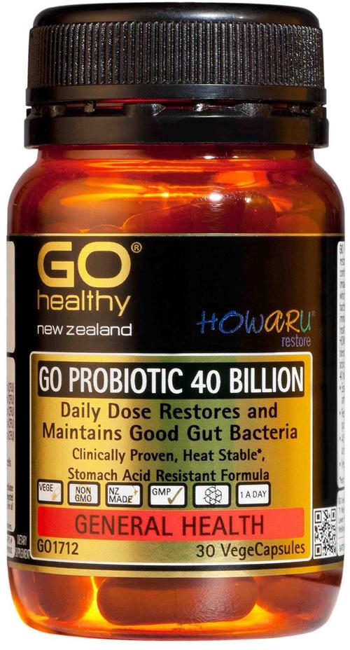 Go Healthy Probiotic 40 Billion VegeCapsules