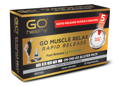 Go Healthy Muscle Relax Rapid Release VegeCapsules 30