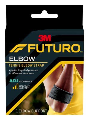 Futuro Sport Tennis Elbow Support with Tendon Pad Cushion Adjustable